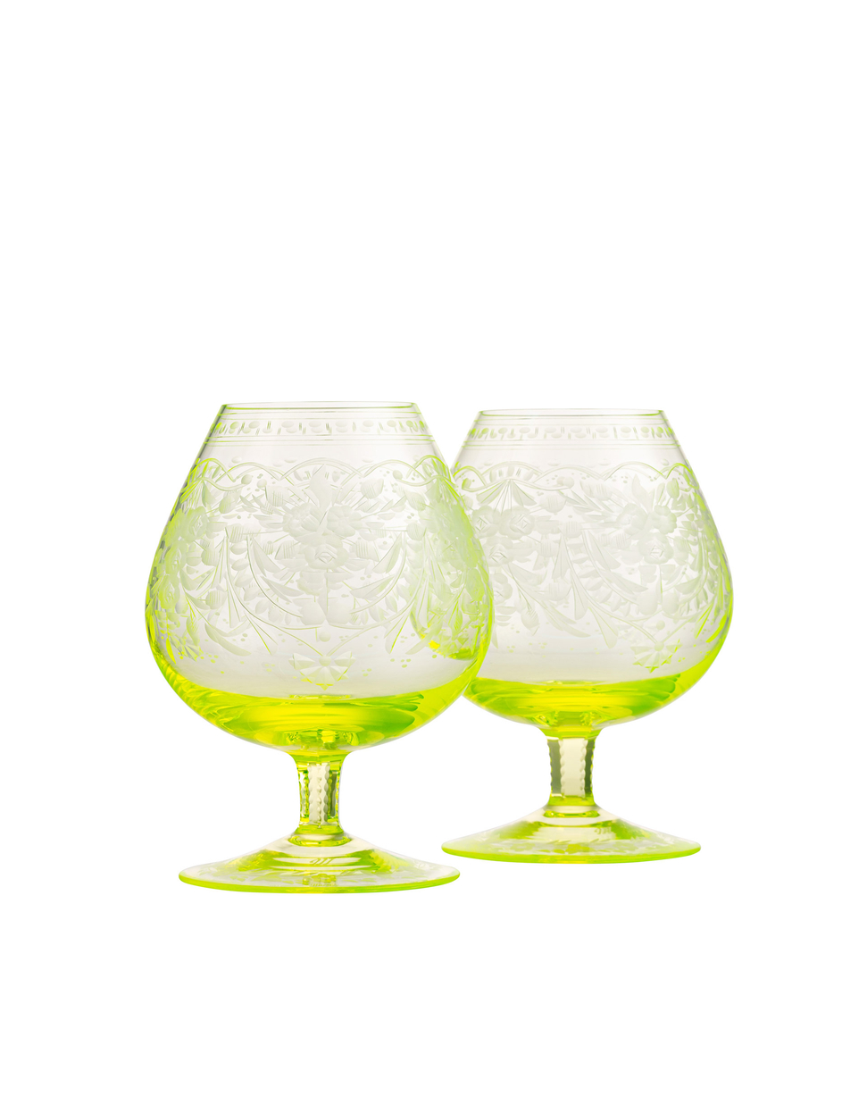 Maharani sklenice, 600 ml, sada 2 kusů, uran