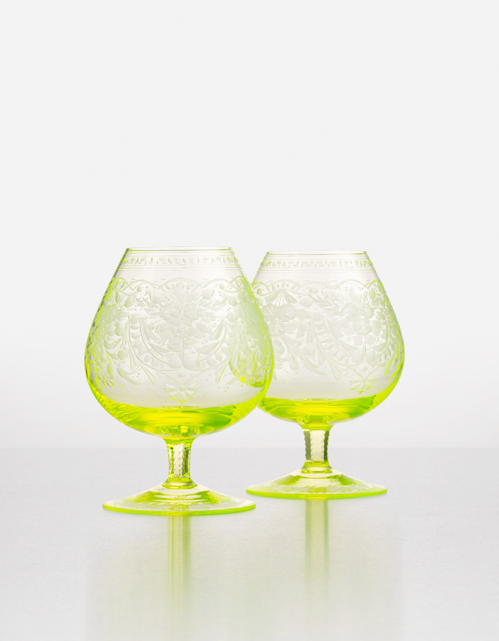 Maharani sklenice, 600 ml, sada 2 kusů, uran - galerie #1