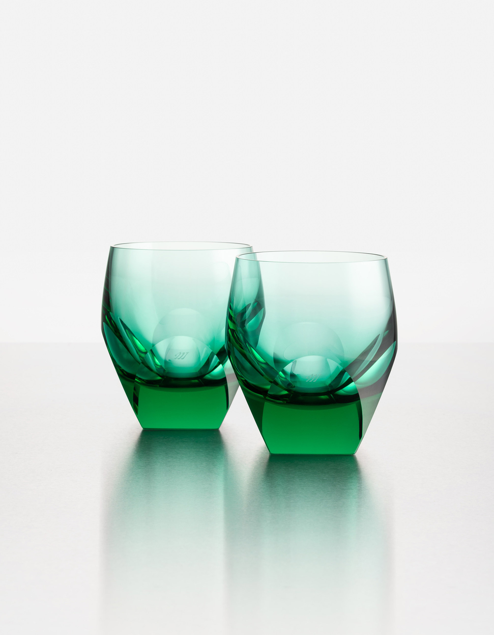 Bar sklenice, 220 ml, sada 2 kusů, nefrit - galerie #1