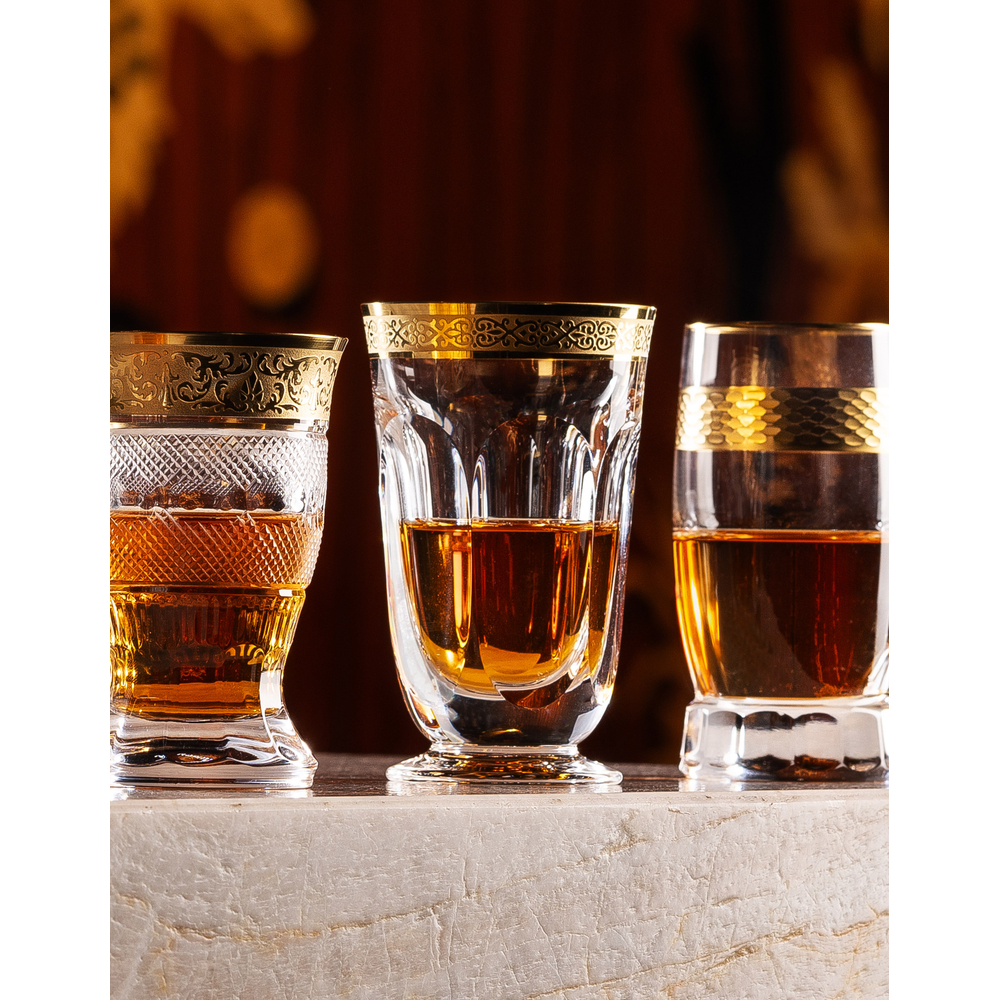Luxury Tasting Set 6 Crystal Glasses | Moser Glass
