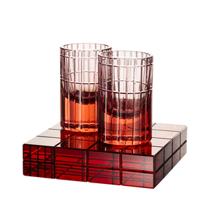 Axis set of 2 tumblers and saucer, 70 ml